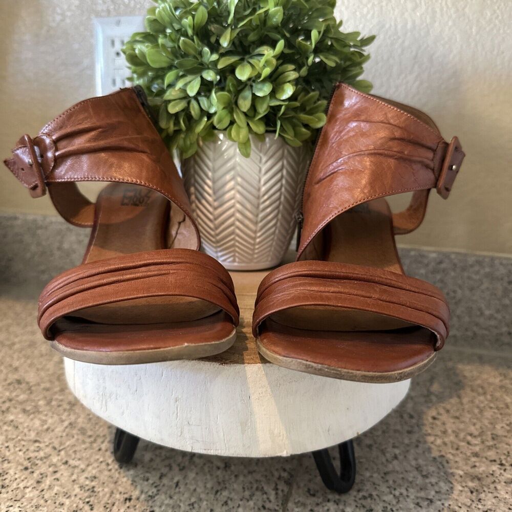 ❌SOLD Mix Mooz Sandal Scoot Leather SlingbackSize EU40/US 9 Classy Comfy Padded - Picture 7 of 9
